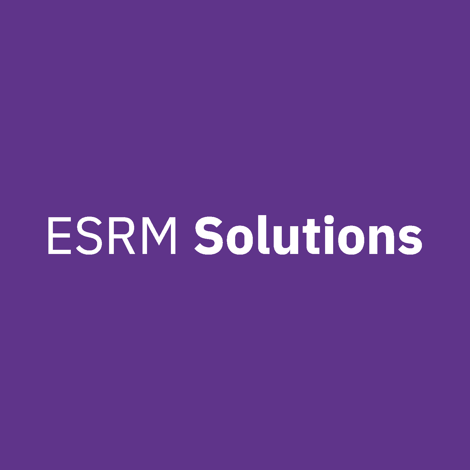 Logo oficial de ESRM Solutions